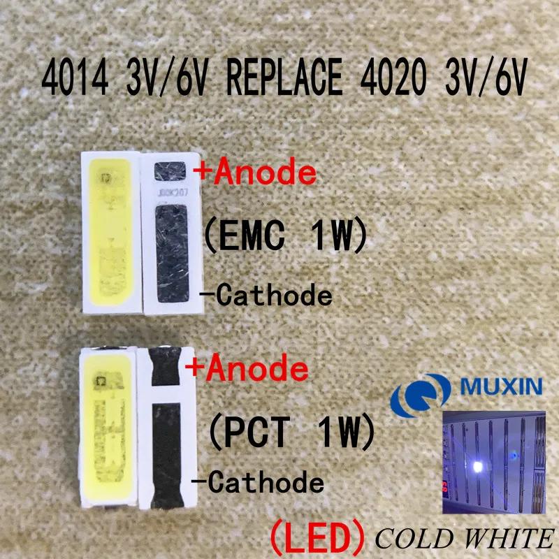 250pcs 4014 ü 4020 SMD LED  ݵ ȭƮ 0.5W 1W 3V 6V 150mA TV/LCD Ʈ LED Ʈ,  LED emc pct